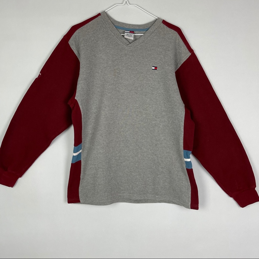 Tommy Hilfiger VINTAGE vneck long sleeve XL‎